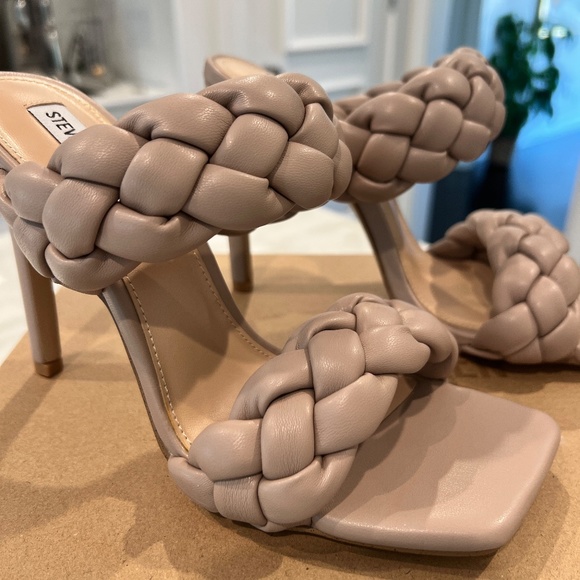 NIB Steve Madden Kenley Braided Slide Sandal in Taupe 9M - Picture 8 of 15